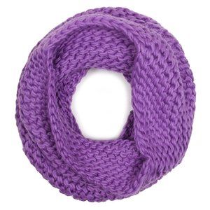 Code22 Soft Solid Knit Neck Warmer Infinity Scarf
